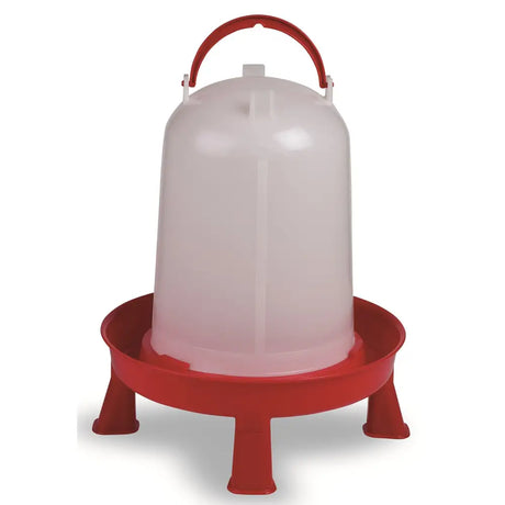 Gaun Chicken Drinker Eco Red C/W Legs Poultry Drinkers