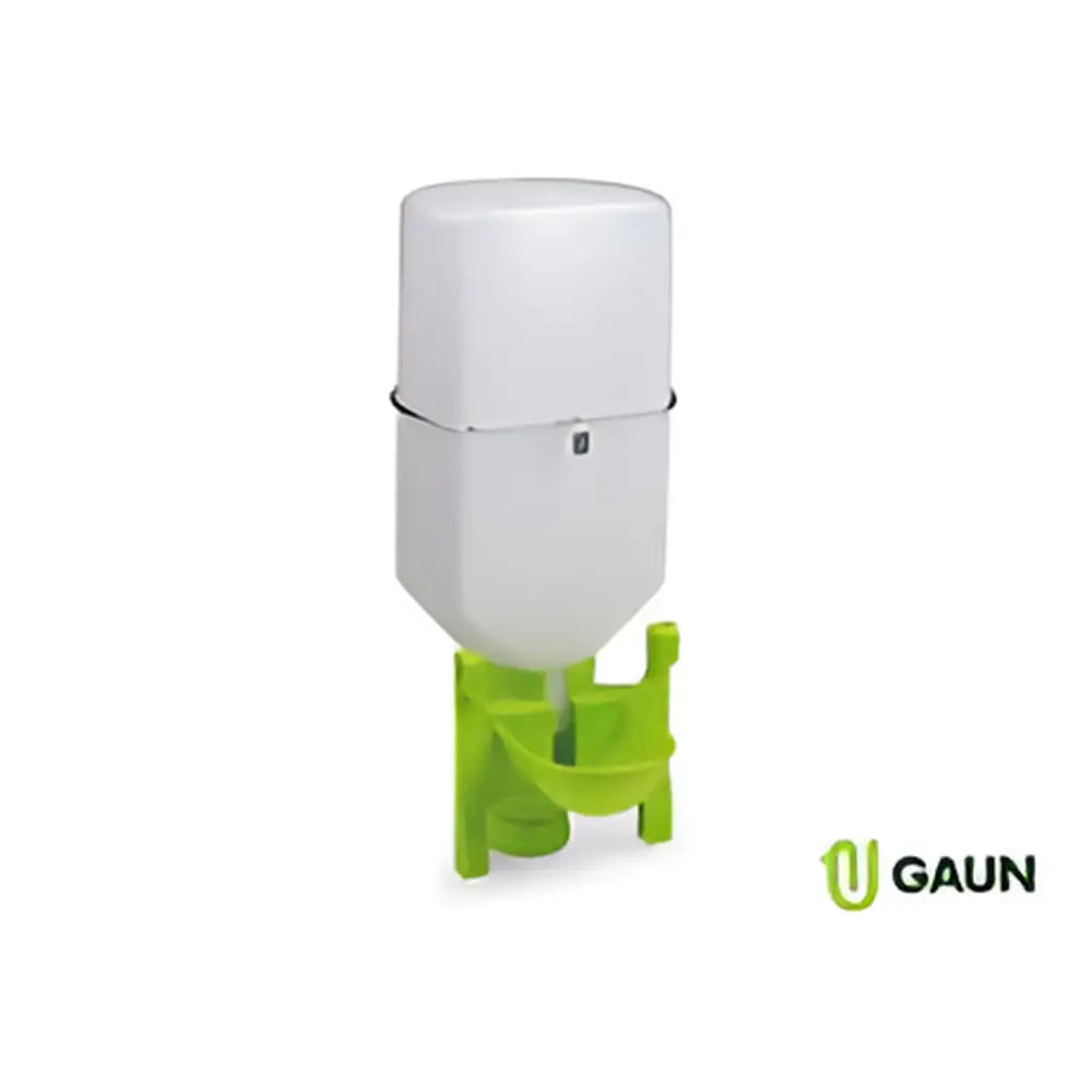 White and lime green plastic gaun m&p drinker poultry feeder with sleek modern design for pigeon & poultry use