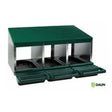 Gaun Plastic Tray For Laying Nest 3 Compartments Chicken Nesting Boxes Barnstaple Equestrian Supplies