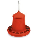 Gaun Poultry Feeder Plastic Red 2kg Red Barnstaple Equestrian Supplies