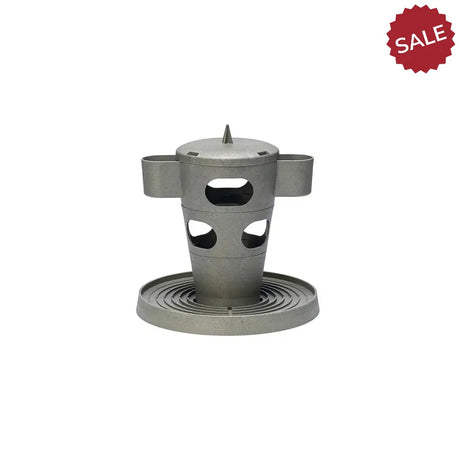 Gaun Snak/Feed Tower For Chickens 100% Recycled Plastic GREY Poultry