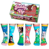 Giddy Up 6 Horsey Odd Socks Riding Socks