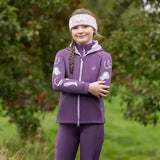 Giddy Up Gymkhana Zip Jacket by Little Rider Purple/Lilac 3-4 Years Hoodies