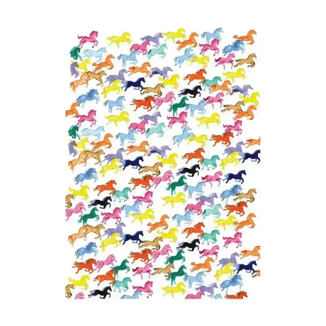 Gift Wrap Rainbow Ponies Gift Wrap