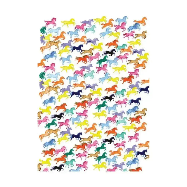 Gift Wrap Rainbow Ponies Gift Wrap