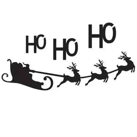 Glamourati Horse Stencils Christmas Ho Ho Ho Showing & Plaiting