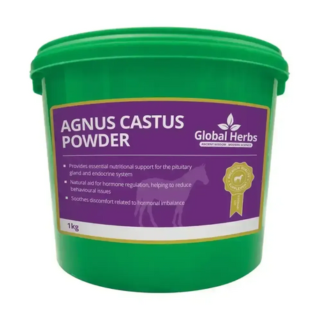 Global Herbs Agnus Castus Powder 1kg Hormonal Supplements