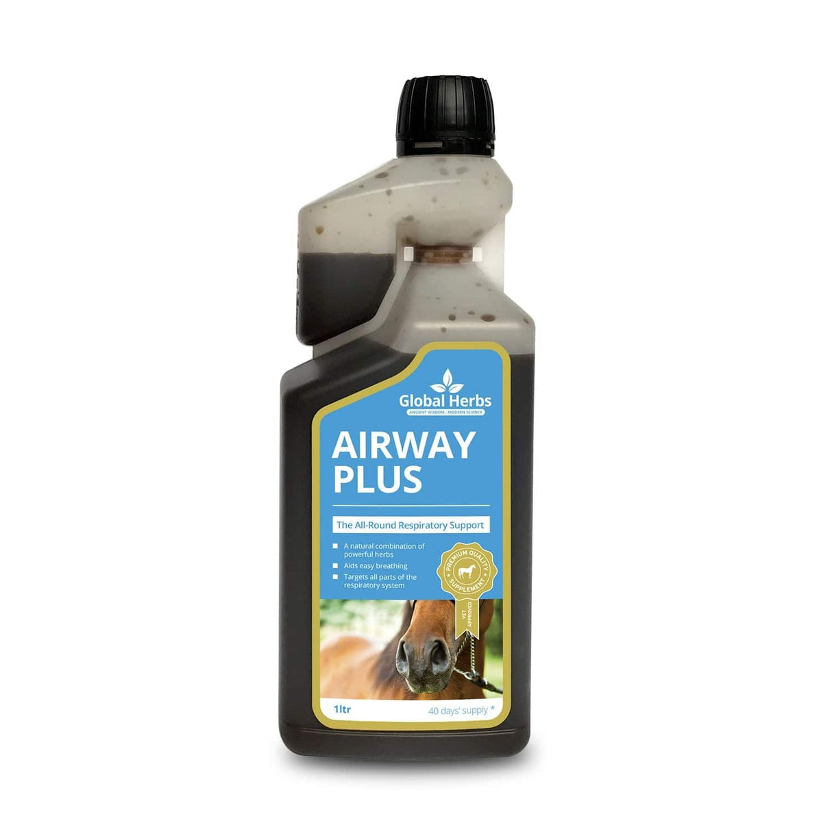 Global Herbs Airway Plus Liquid Horse Supplements Barnstaple Equestrian Supplies