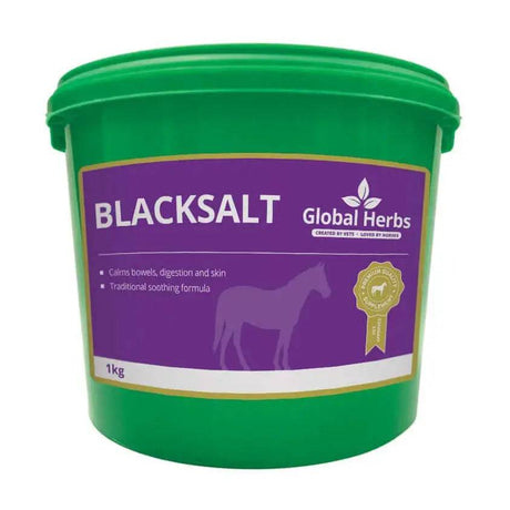 Global Herbs Black Salt Global Herbs Horse Supplements Barnstaple Equestrian Supplies