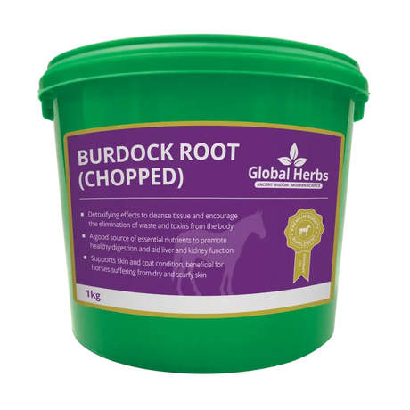 Global Herbs Burdock Root 1Kg  Barnstaple Equestrian Supplies