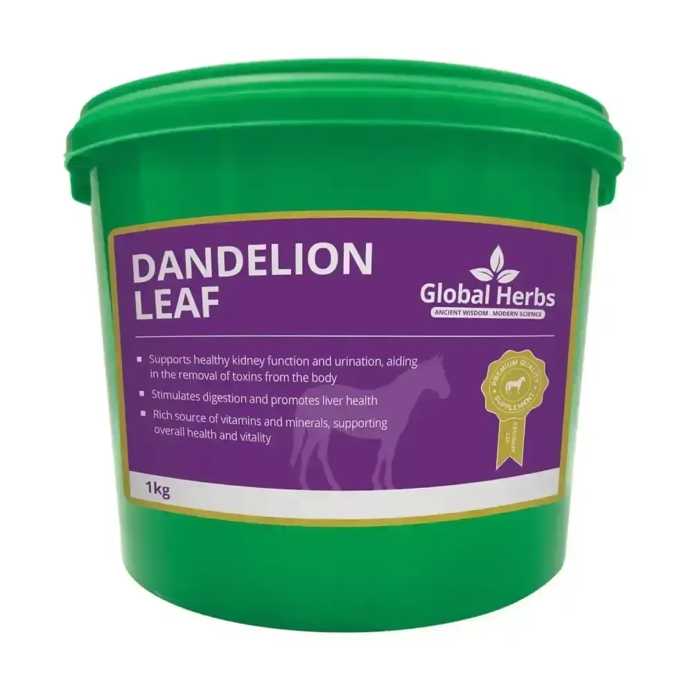 Global Herbs Dandelion Leaf 1kg Horse Supplements