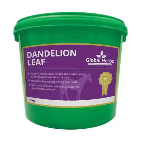 Global Herbs Dandelion Leaf 1kg Horse Supplements