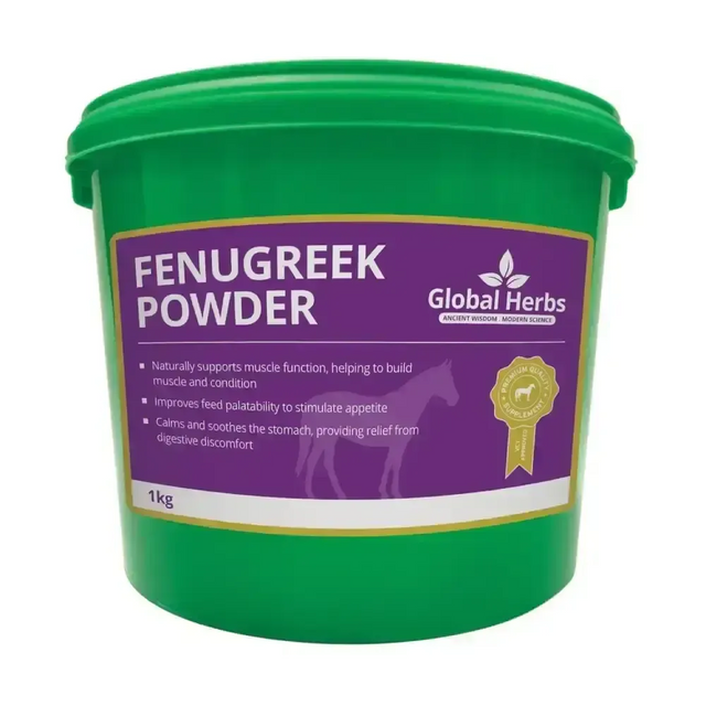 Global Herbs Fenugreek Powder 1kg Horse Supplements