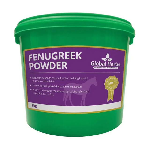Global Herbs Fenugreek Powder 1 Kg Horse Vitamins & Supplements
