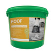 Green plastic 5kg bucket of global herbs hoof targeted hoof support supplement for horses