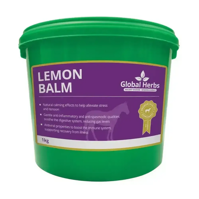 Global Herbs Lemon Balm 1kg Horse Supplements