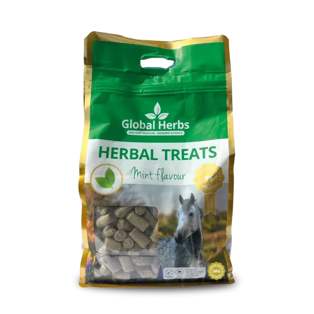 Global Herbs Mint Herbal Treats Horse Treats