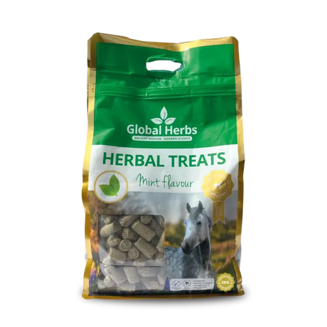 Global Herbs Mint Herbal Treats Horse Treats