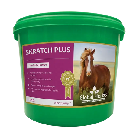 Global Herbs SkratchPlus 500g Horse Supplements Barnstaple Equestrian Supplies