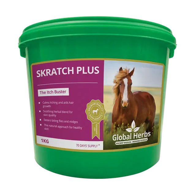 Global Herbs SkratchPlus 500g Horse Supplements Barnstaple Equestrian Supplies