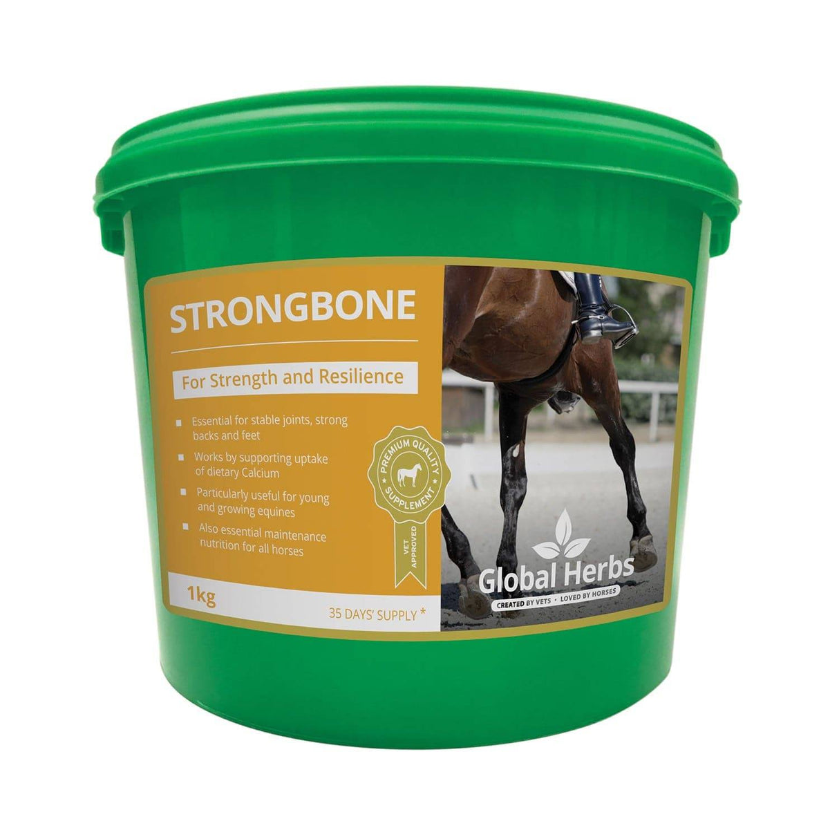 Global Herbs StrongBone Horse Supplements 1Kg Barnstaple Equestrian Supplies