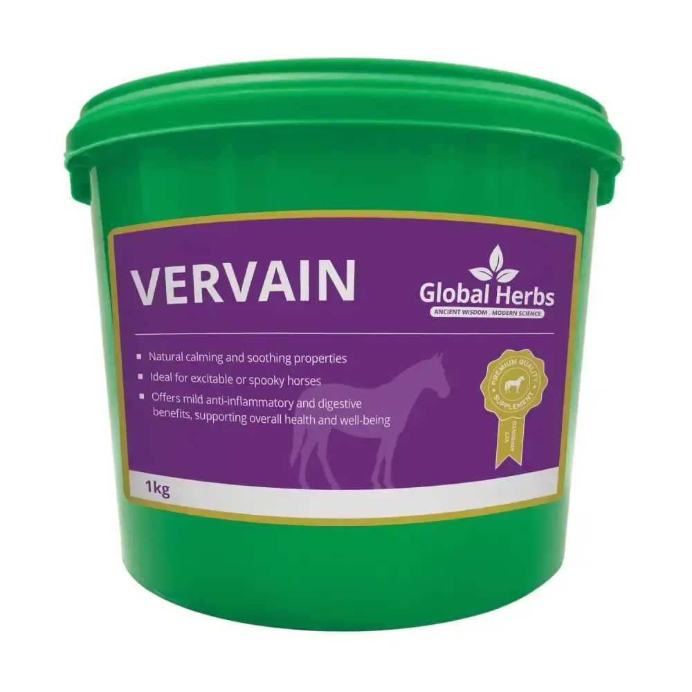 Global Herbs Vervain 1 Kg Calmers For Horses
