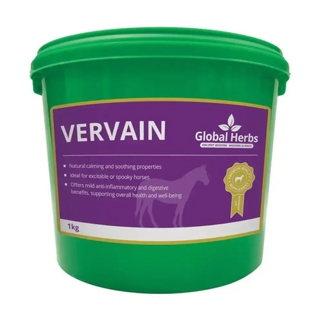 Global Herbs Vervain 1 Kg Calmers For Horses