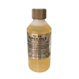 Gold label canine three oils 250ml transparent bottle with bronze cap and silver label containing cod liver oil
