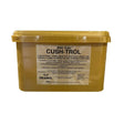 Gold label cush-trol 900g yellow plastic container with milk thistle seeds for ponies demonstrating cushing’s symptoms
