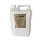 White plastic jug with handle and cap labeled gold label flygon special long acting insect repellent on beige label