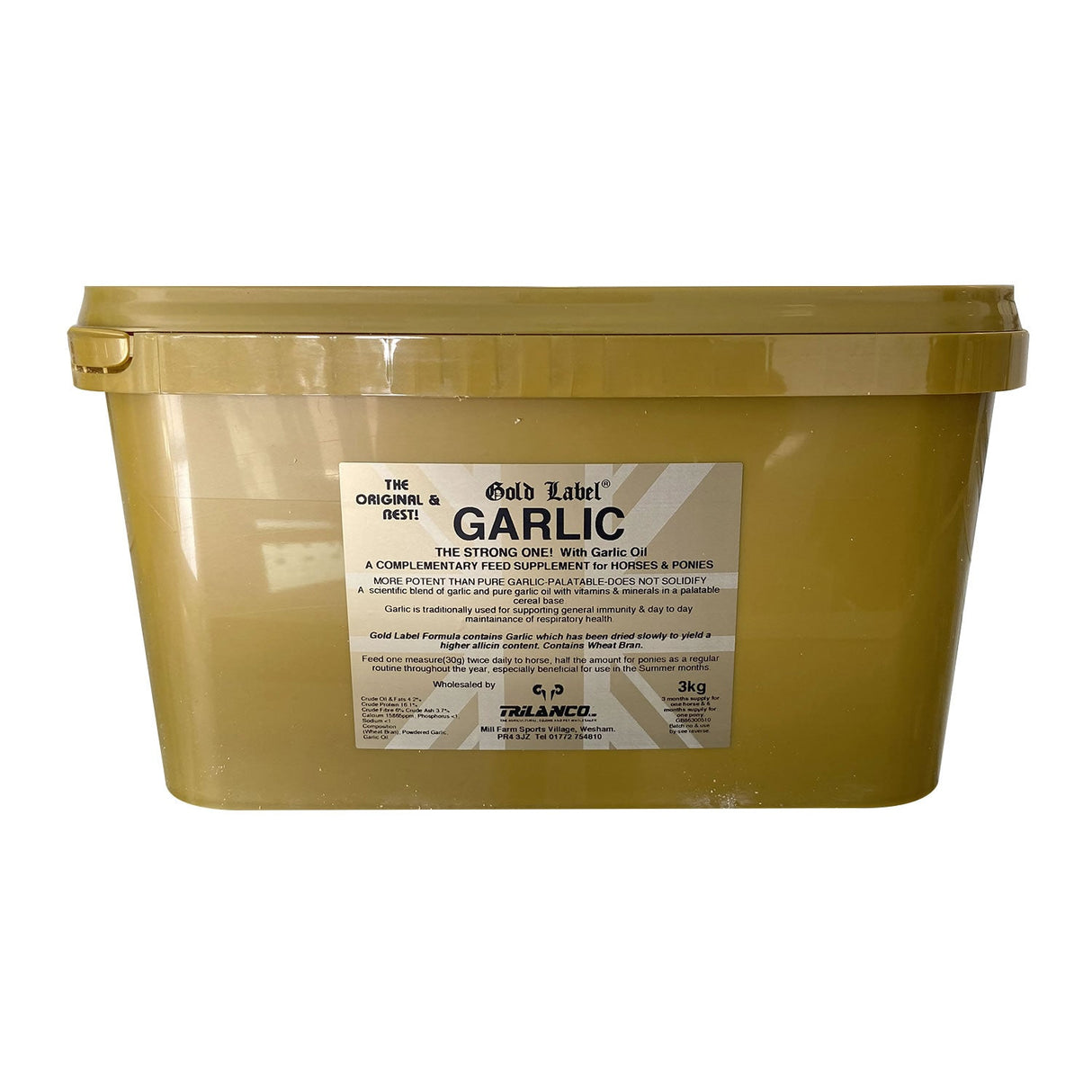 Gold Label Garlic Powder  Barnstaple Equestrian Supplies