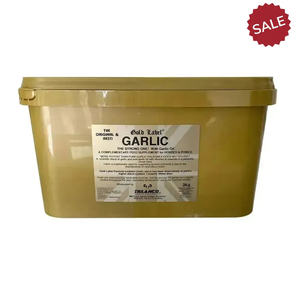 Gold Label Garlic Powder 500g Horse Supplements
