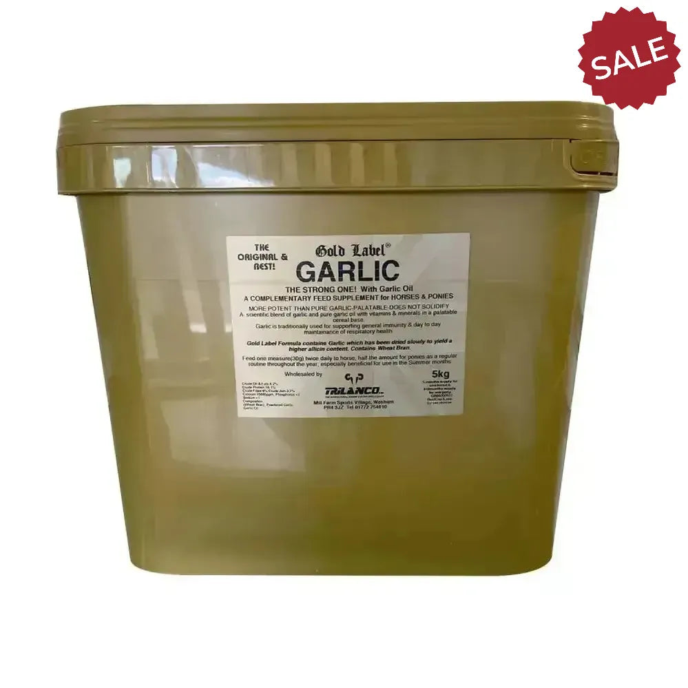 Gold Label Garlic Powder 500g Horse Supplements