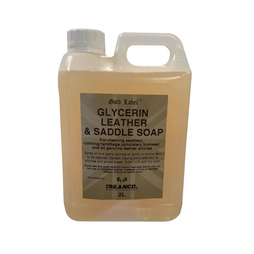 Gold Label Glycerin Leather & Saddle Soap Liquid 500 ml spray Saddle Soaps Barnstaple Equestrian Supplies