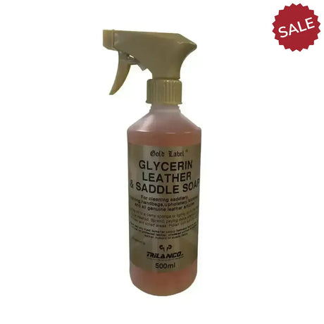Gold Label Glycerin Leather & Saddle Soap Liquid 500 ml spray Saddle Soaps