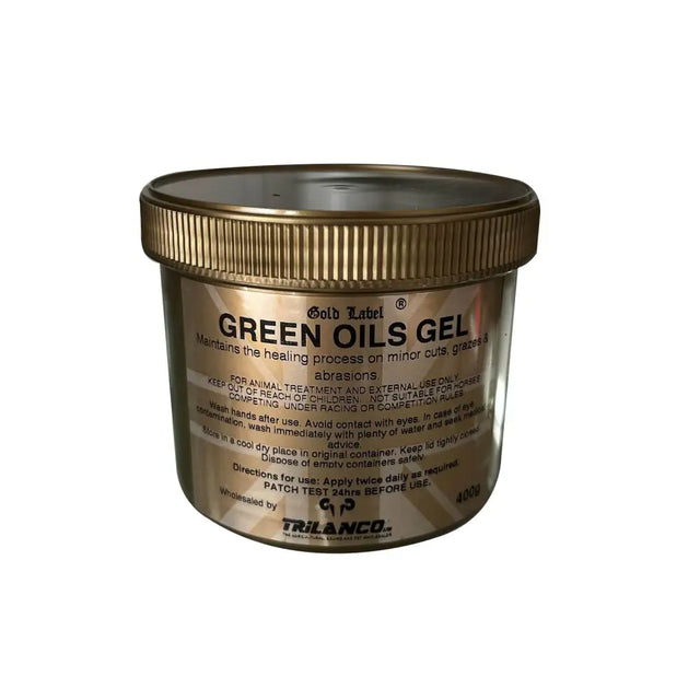 Gold Label Green Oils Gel Horse Supplements Barnstaple Equestrian Supplies