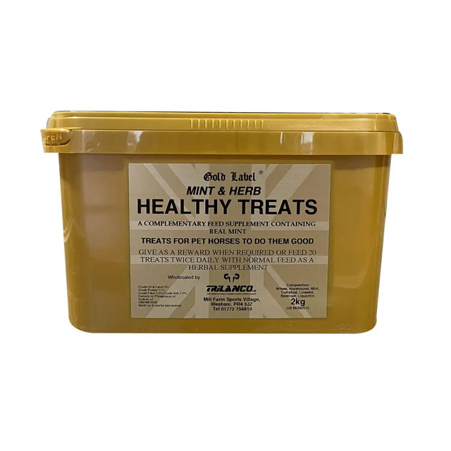 Gold Label Herbal Healthy Treats Horse Treats Barnstaple Equestrian Supplies