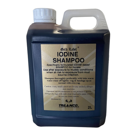 Gold Label Iodine Shampoo  Barnstaple Equestrian Supplies