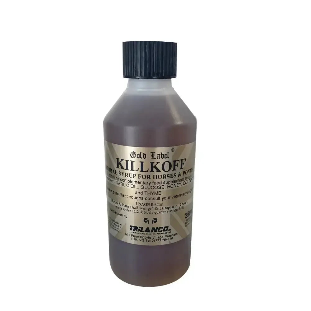 Gold Label Killkoff Herbal Syrup 250ml Horse Supplements