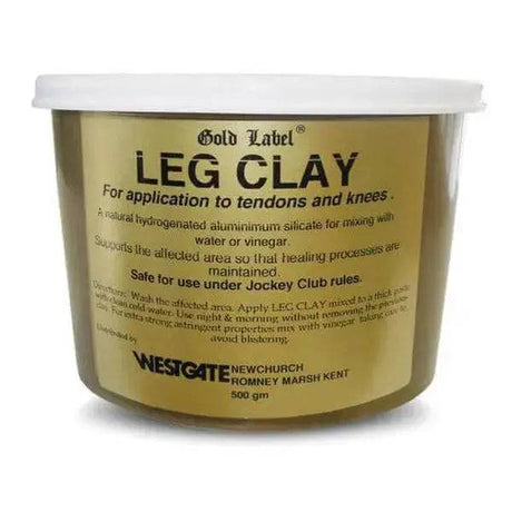 Gold Label Leg Clay Powder 2.5kg Gold Label Showing & Plaiting Barnstaple Equestrian Supplies