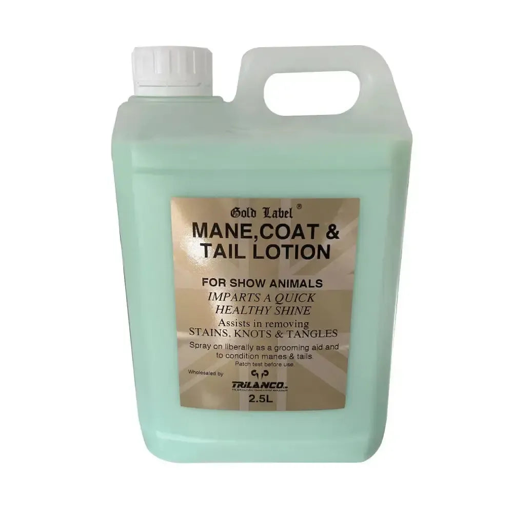 Gold Label Mane, Tail & Coat Lotion 2.5 litre Mane & Tail Conditioners