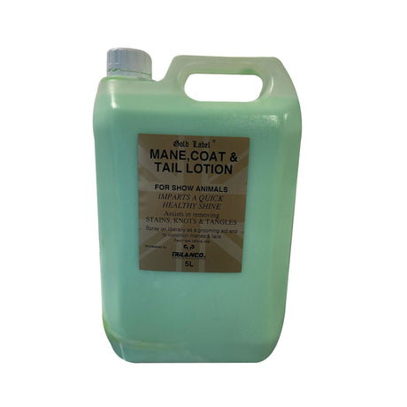 Gold Label Mane, Tail & Coat Lotion  Barnstaple Equestrian Supplies