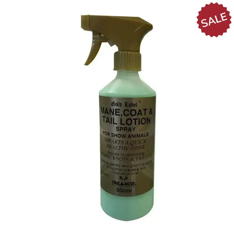Gold Label Mane, Tail & Coat Lotion 500 ml spray Mane & Tail Conditioners