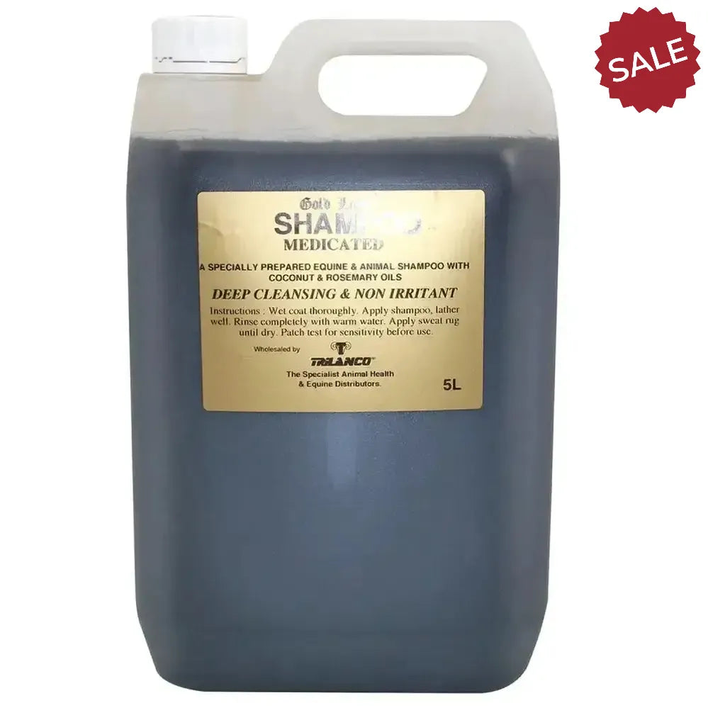 Gold Label Medicated Shampoo 500 ml Horse Shampoos