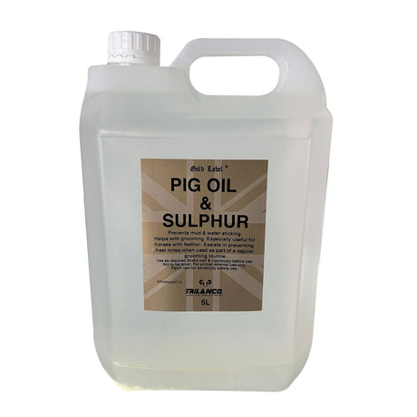 Gold Label Pig Oil And Sulphur Shampoos & Conditioners 1 Litre Barnstaple Equestrian Supplies