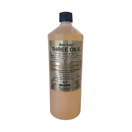 Gold Label Three Oils  Barnstaple Equestrian Supplies