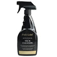 Black plastic spray bottle with black trigger labeled gold label ultimate anti-fungal tack cleaner in white and gold letters