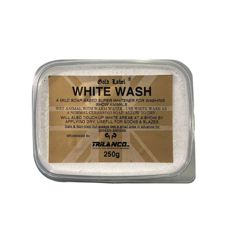 Gold Label White Wash Horse Grooming Barnstaple Equestrian Supplies