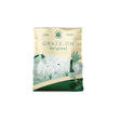 A cream and green 14 kg bag of graze-on original dried grass horse feed with horses grazing in a pastoral equestrian scene