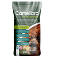 A 20kg bag of growell feeds camelibra premium camelid feed with dark green and white design featuring a camel image